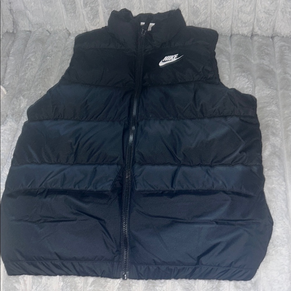 Nike Black Quilted Vest